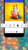 Ganesh Video Maker with Music capture d'écran 2