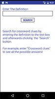 Crossword Solver Clue - Best Crossword solver 2018 تصوير الشاشة 1