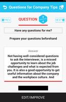 Questions for Company Tips تصوير الشاشة 2