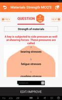 Materials Strength MCQs syot layar 2