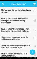 Food Quiz स्क्रीनशॉट 1