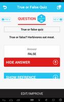 2 Schermata True or False Quiz