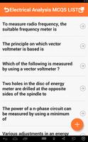 Electrical Analysis MCQs स्क्रीनशॉट 1