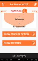 D.C Motors MCQs capture d'écran 2