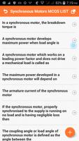 Synchronous Motors MCQs screenshot 1