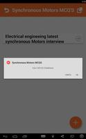 برنامه‌نما Synchronous Motors MCQs عکس از صفحه