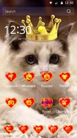 Princess crown love icon theme Affiche