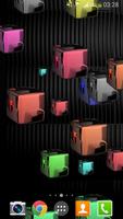 Glow Cubes HD Live Wallpaper постер