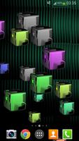 Glow Cubes HD Live Wallpaper اسکرین شاٹ 1