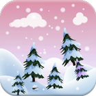 Snowfall HD Live Wallpaper icône