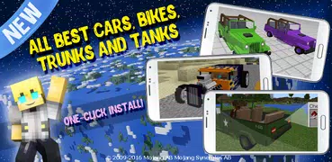 Cars mods for Minecraft