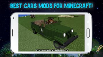 Cars mods for Minecraft الملصق