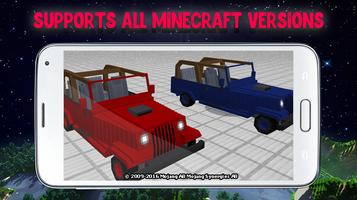 Cars mods for Minecraft capture d'écran 1
