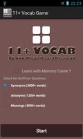 11+ Vocabulary Builder poster