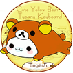 Typany Yellow Cute Bear Keyboard