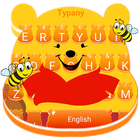Cute Yellow Pooh Bear Keyboard Theme icon
