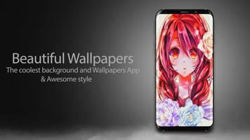 برنامه‌نما Cute Anime Wallpapers HD 4K Lockscreen عکس از صفحه