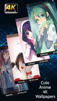 Cute Anime Wallpapers HD 4K Lockscreen capture d'écran 2