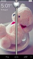 Cute Teddy Lock Screen Affiche