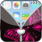 Cute Butterfly Zip Lockscreen icon