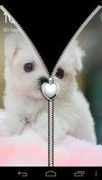 White Puppy Zip Lock capture d'écran 2