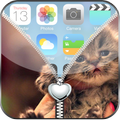 ”Kitty Love Zipper Lockscreen
