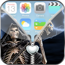 Skull Horror Zipper LockScreen APK