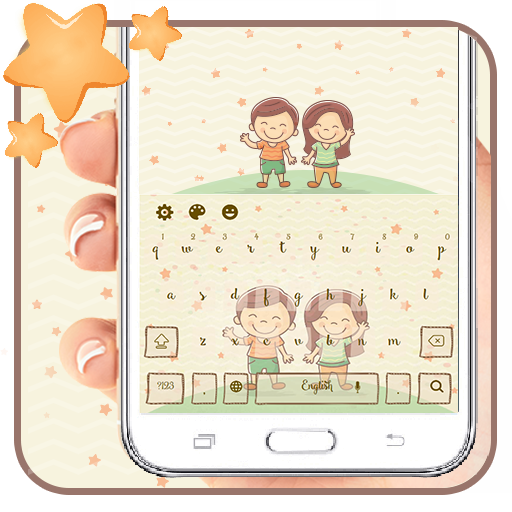 cute baby keyboard theme