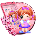 ”Cute Baby Girl Theme