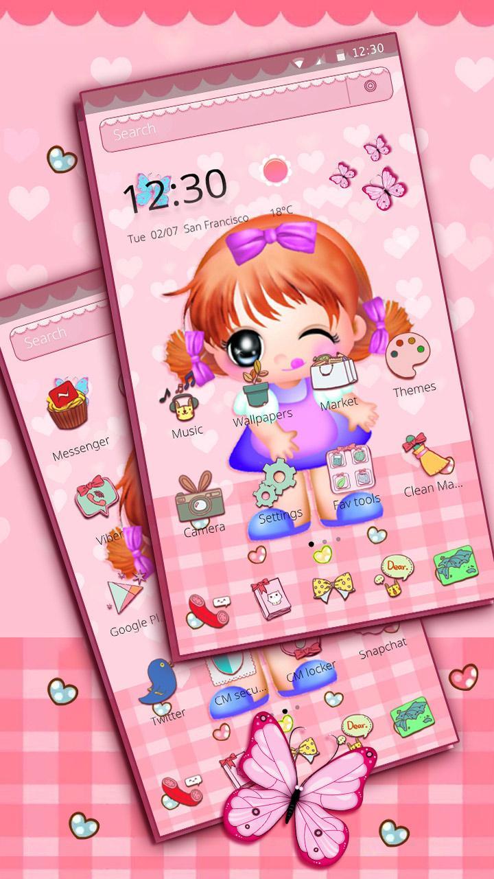 Cute Baby Girl For Android Apk Download - baby pink roblox app icon