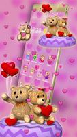 Cute Couple Teddy 3D ภาพหน้าจอ 1