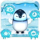 3D Cute Ice Penguin Launcher আইকন