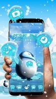 برنامه‌نما 3D Cute Ice Penguin Launcher عکس از صفحه