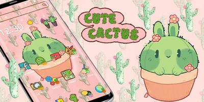 Thème mignon de cactus Anime capture d'écran 3