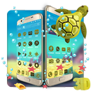 3D chanceux tortue Thème APK