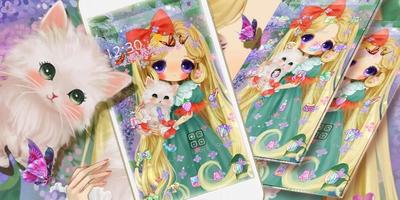 Flower Princess Cute Theme screenshot 3