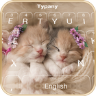 Icona Tema della tastiera Beautiful Sleeping Cats