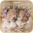 Beautiful Sleeping Cats Keyboard Theme APK