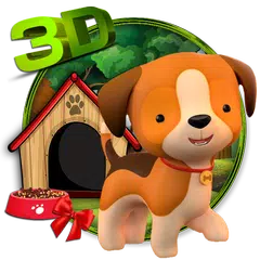 3D симпатичная собака