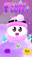 3D Cute Fluffy Emoji Theme পোস্টার