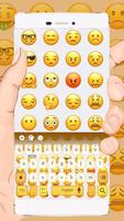 cute keyboard emoji poster