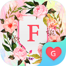 Cute Flower Keyboard Themes for iPhone X APK