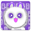 Blue Cute Fluffy Cat Keyboard