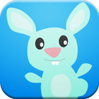 Cute Bunny Jump أيقونة