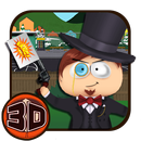 3D Cute Cartoon Gentleman Theme APK