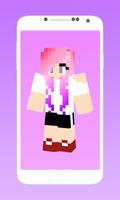 Cute girl skins for minecraft Poster