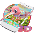 3D cute humming bird Theme APK