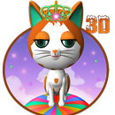 3D Lovely Cute Cat Theme APK
