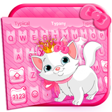 Princesa fofo Kitty Keyboard ícone
