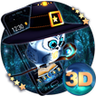 Cute Magic Owl 3D Theme